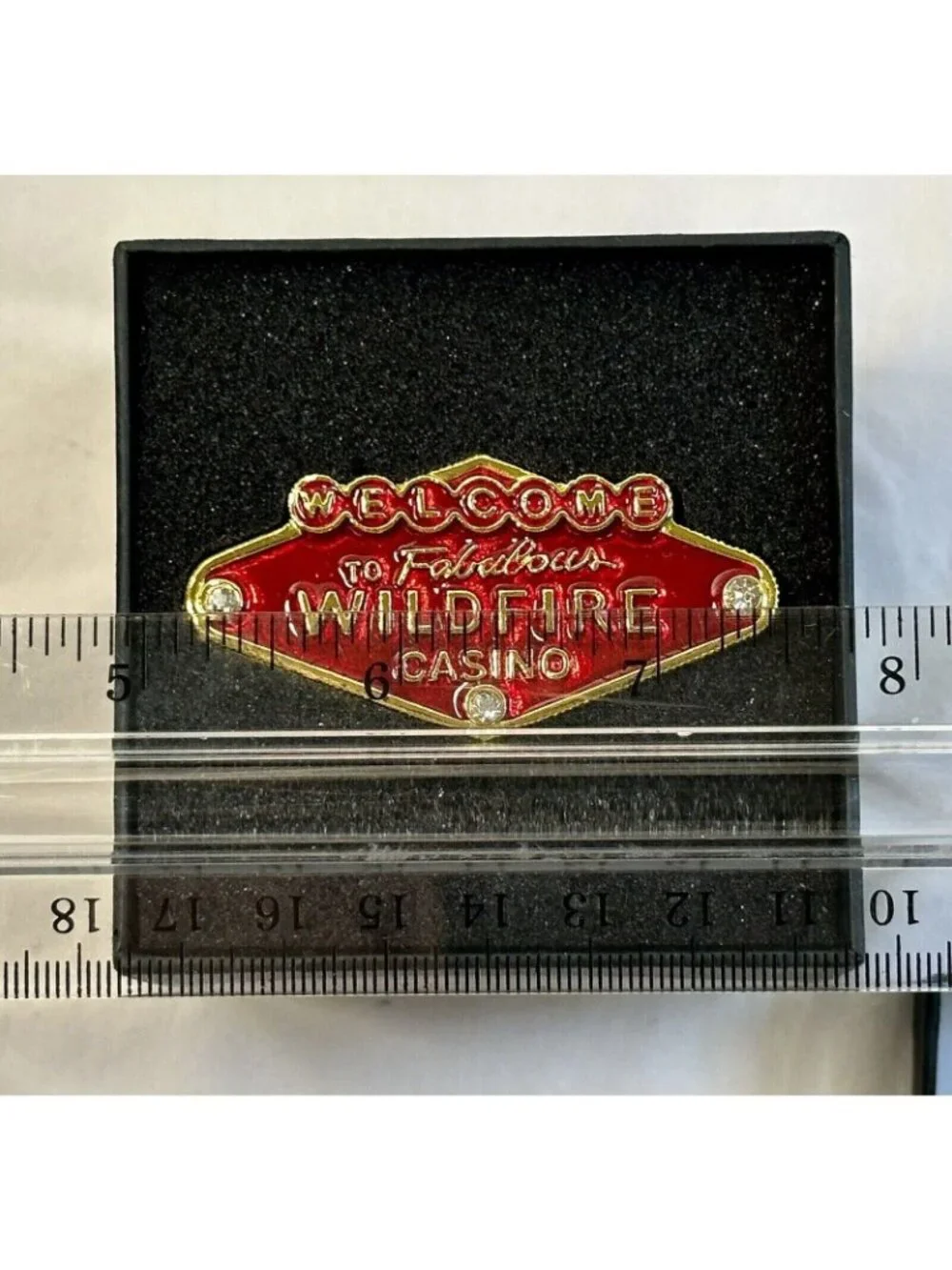 Welcome To Fabulous Wildfire Casino Artform Trinkettes Collectible Boxed Keepsak